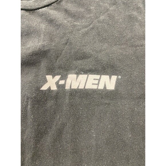 Vintage X-Men Shirt Mens Large Black Marvel Movie Wolverine Storm 90s Made USA - Picture 13 of 13